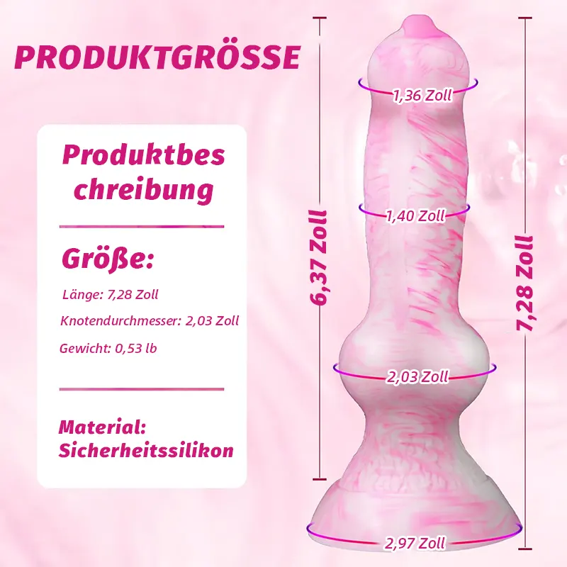 Schlanker Monster Dildo in Rosa – Fantasy Tentakel Erlebnis