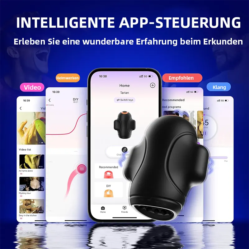 Masturbation Toy mit App & 10 Modi Vibrator für Penis Training