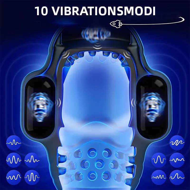 Masturbation Toy mit App & 10 Modi Vibrator für Penis Training