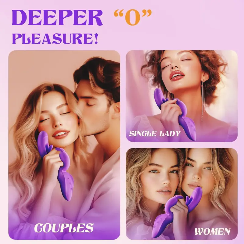 4-in-1 Rabbit Vibrator – Vielseitige Stimulation für Klitoris & G-Punkt