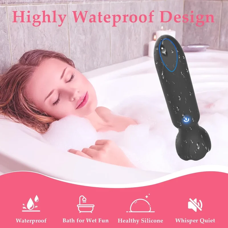 Mini Bullet Vibrator – 9 Modi, App-gesteuert, diskret (Pink)