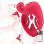 Vibrations-Penisring mit App Fernbedienung für Paare