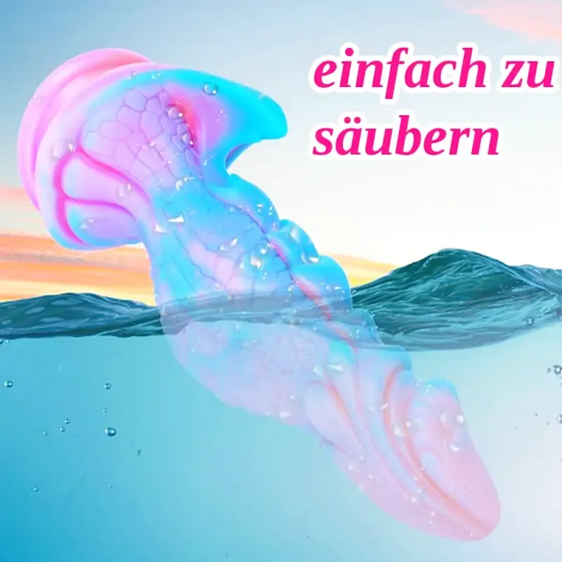 XXL Fantasy Dildo 25 cm mit Saugnapf – Silikon Drachen