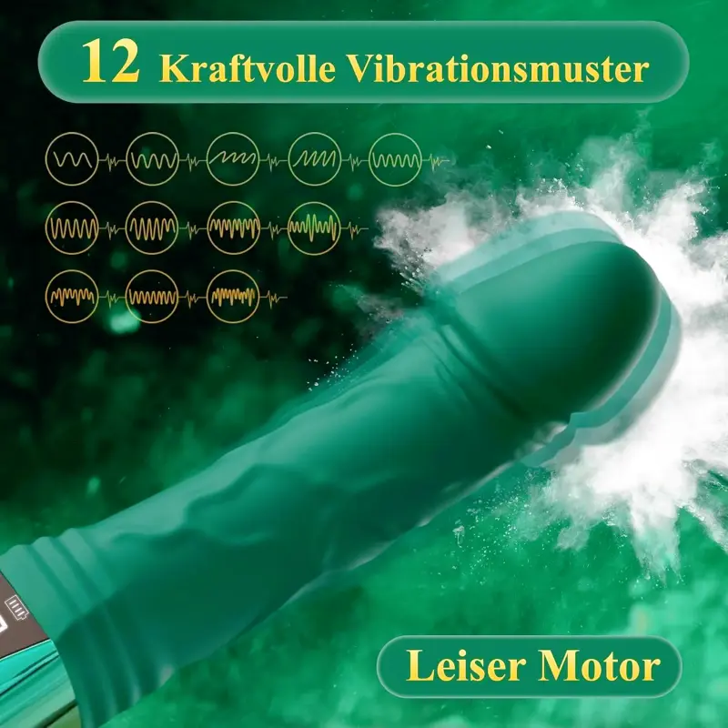 Realistischer Dildo Vibrator – 12 Modi für G-Punkt & Klitoris