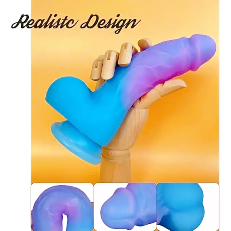 20 cm Realistischer Silikon Dildo – G-Punkt & Anal mit Saugnapf