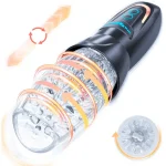 Automatischer Masturbator mit Vibration, Stoß & Rotation